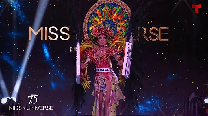 Miss Nicaragua se suma al desfile de Traje Típico en la Preliminar de Miss Universo 73