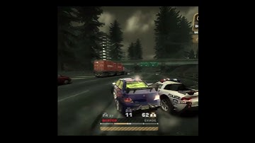 Echapper a la police escape Need for Speed: Most Wanted  Mitsubishi Lancer Evolution vs police