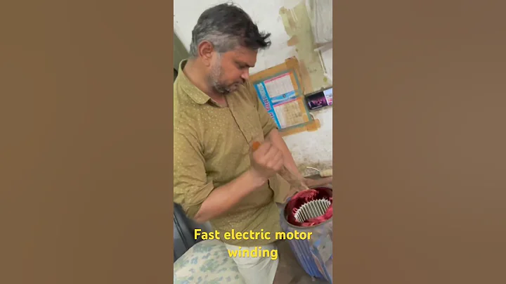 Fast winding kese hota hai ! #motor #3phasemotorwinding #electric #winding #motorrewinding #electric