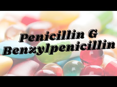 Video: Benzilpenicilino Natrio Druska - Naudojimo Instrukcijos, Kaina