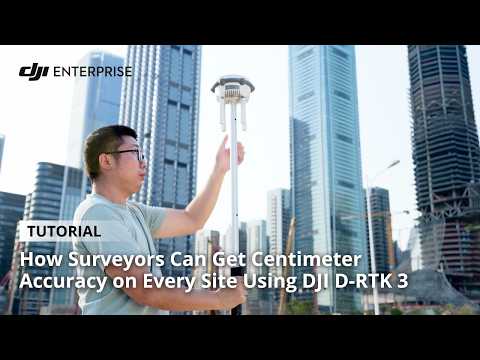 How Surveyors Get Centimeter Accuracy with DJI D-RTK 3 Point Stakeout