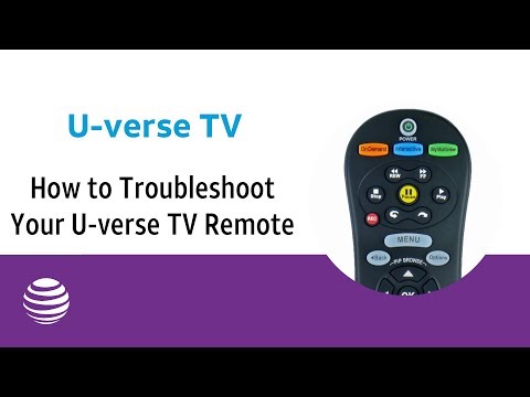 How to Troubleshoot Your U-verse TV Remote Control  | U-verse TV Support