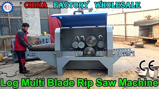 Affordable High Efficiency Log Multi Blade Rip Saw Machine