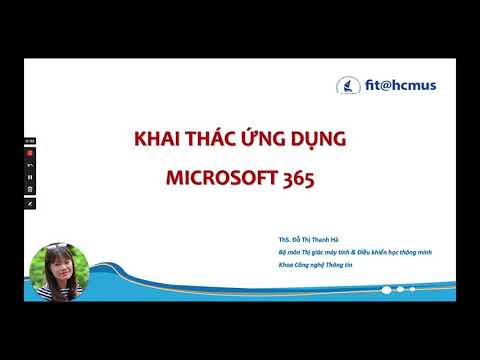 Video Khai thác bộ công cụ Microsoft 365 và trao đổi qua... - YouTube