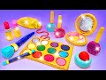 ¡FÁCIL! Set de maquillaje de bricolaje — Manualidad divertida con arcilla y brillantina de colores💄💅