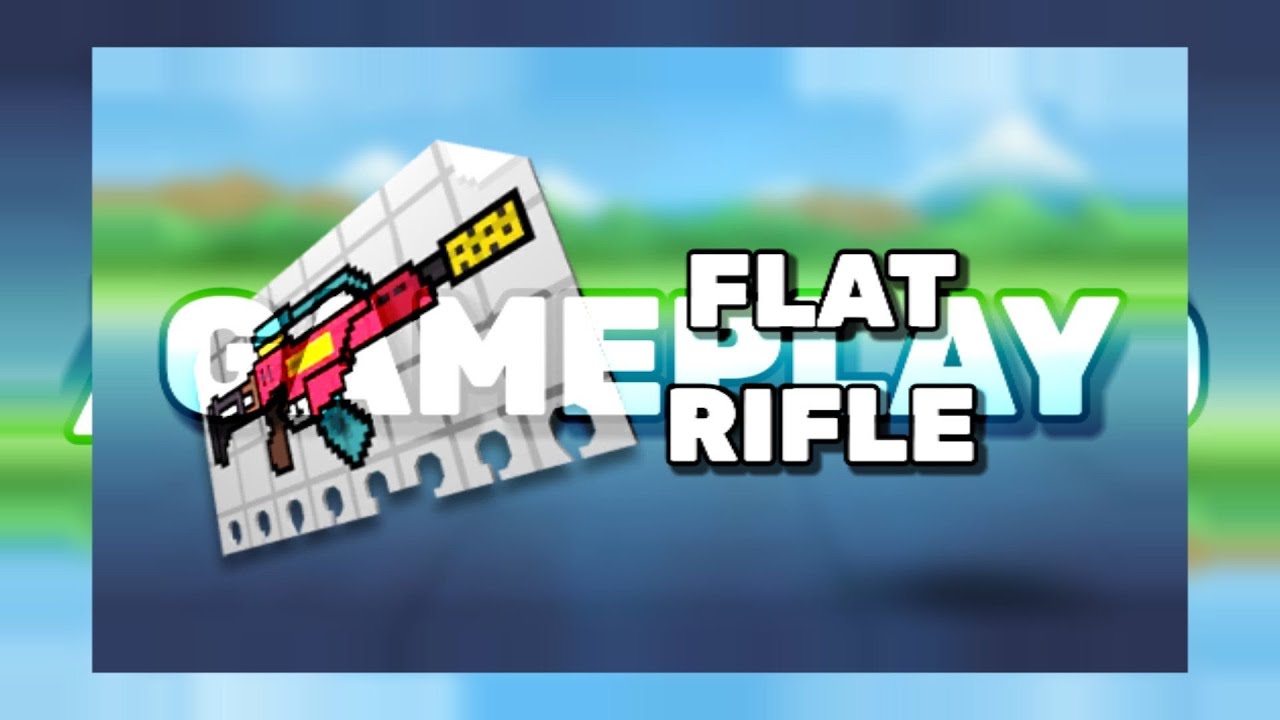 Flat Rifle Gameplay with Butter song by BTSl Pixel Gun 3D