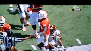 Denzel Perryman Hit Against Bethune