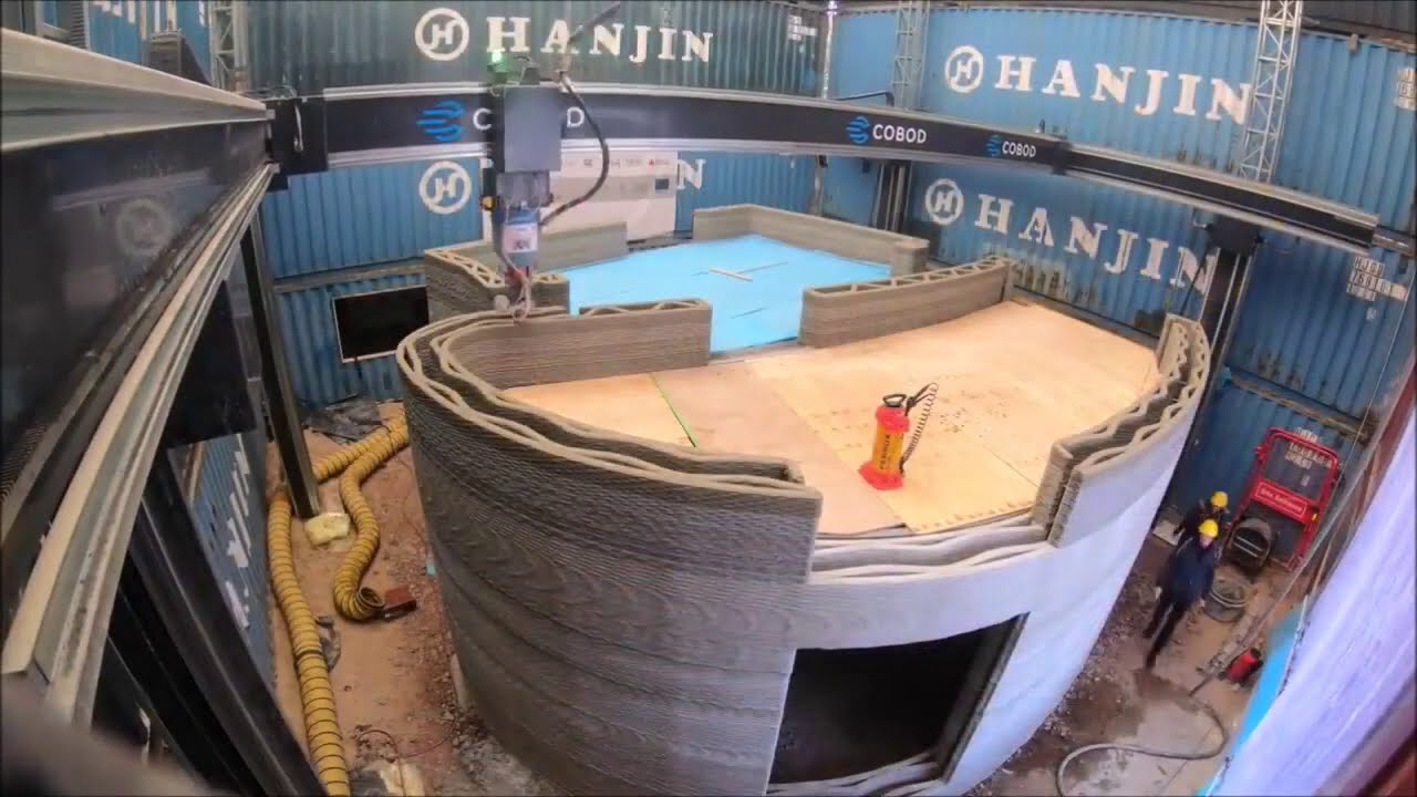 in 3d New 2022 Ngắm nhìn cách máy in 3D lớn nhất châu Âu xây nhà