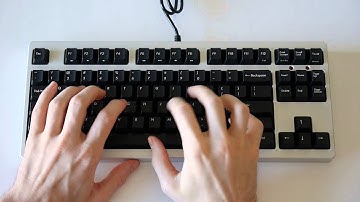 Filco in Vortex Aluminum Case Typing Test (Cherry MX Red) - KeyChatter.com