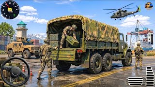 Army Truck Rescue Cargo Transport - Racing Truck Simulator Android Gameplay screenshot 2