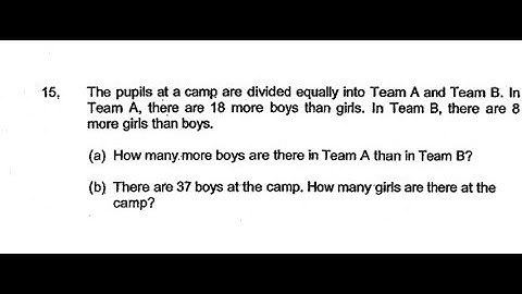 P6 2018 Catholic High Prelims Q15 - Problem Sum | Pupils Camp Team Boys Girls | PSLE Maths