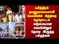 Kanniyakumari | தாணுமாலயசாமி கோயிலில் சித்திரை தேரோட்டம்..  வெயிலிலும் தேரை இழுத்த பக்தர்கள்