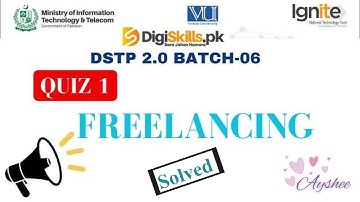 freelancing quiz 1 batch 6 | freelancing quiz 1 digiskills