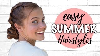 Summer Hairstyles | How To do Your Own Hair | Marissa and Brookie