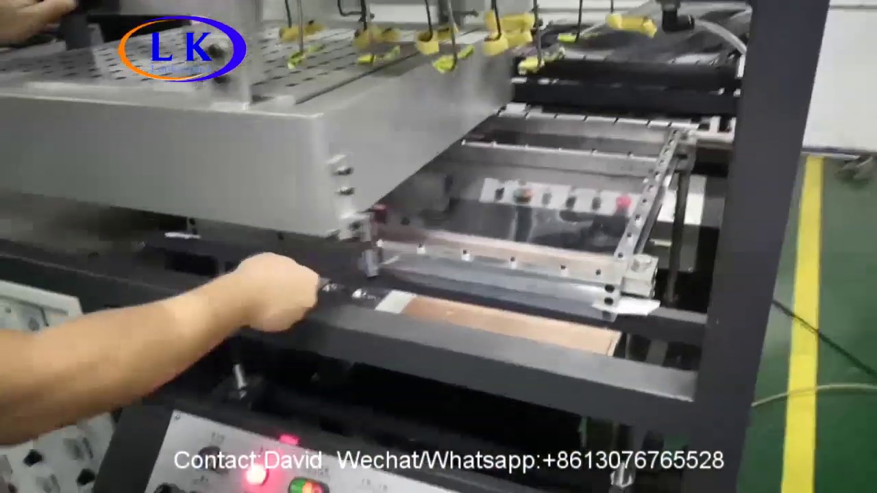 Chocolate transferring print mold blister forming machine