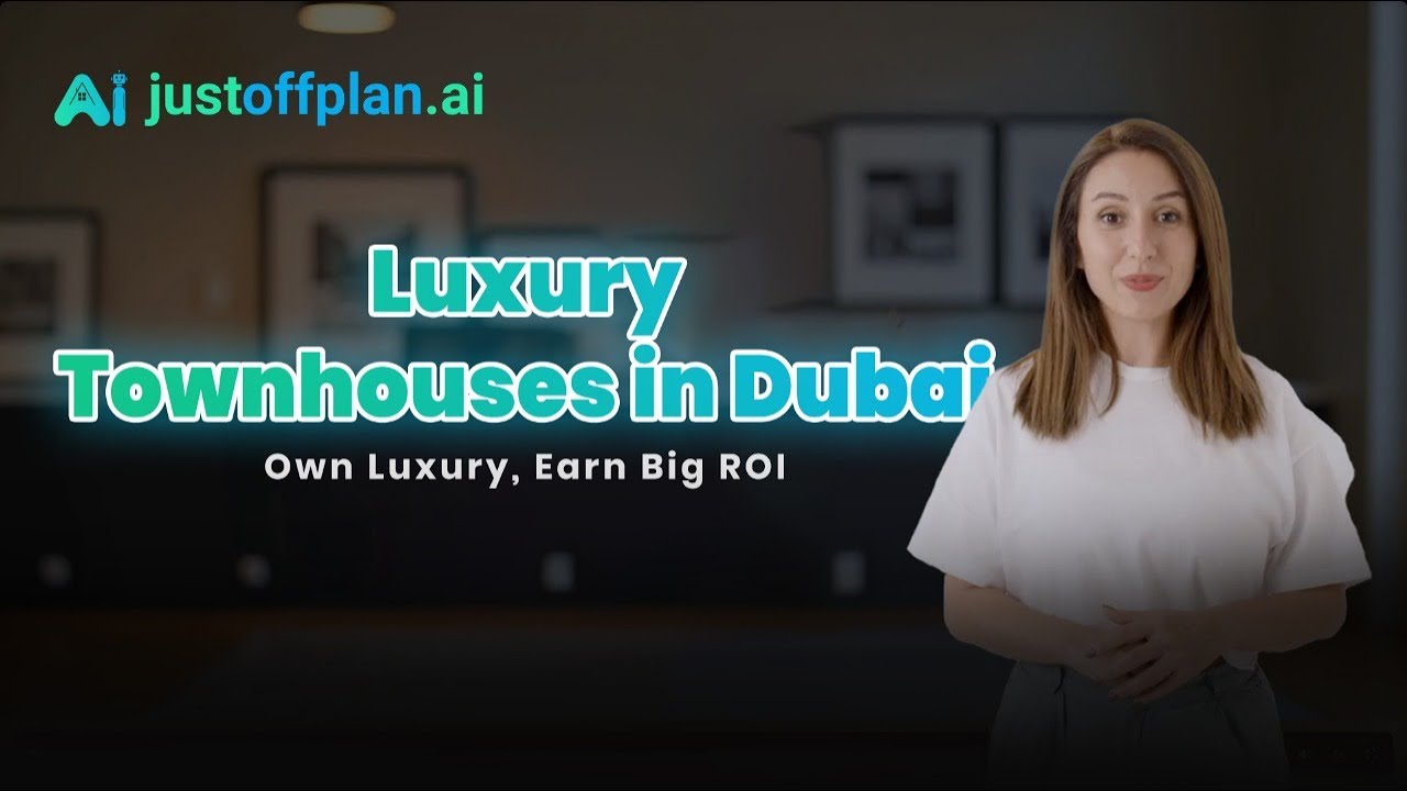 Townhouses in Dubai | off-plan townhouses Dubai