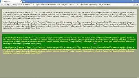 CSS Tutorial for Beginners - 36 - The overflow property