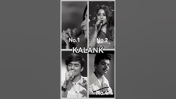 Kalank 🔥SONG BATTLE • ARUNITA 💥 SHILPA 💥 MD FAIZ 💥 SATYAJEET #shorts #trending #kalank #indianidol13