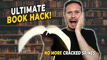 No More Cracked Spines! How to Break Books in