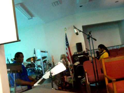 Wayne Stoddart Rehearsal - Aston Barrett Jr. - drums, Junior Jazz - guitar, Alaina Reed - bass