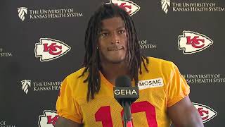 Chiefs running back Isiah Pacheco says he will "absolutely" be ready for Week 1