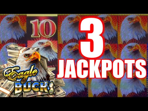 🦅 Old School High Limit Slots 🦅 $45 Max Bet Triple Eagle Jackpots + Eagle Bucks & Wild Life