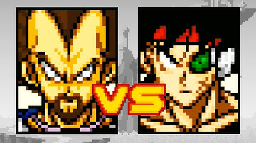KING VEGETA VS BARDOCK - Dragon Ball Z Devolution - Part 6