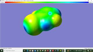 1  Electrostatic Potential view of an organic compound using gaussian