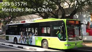 RAINY~ SBS6357H Mercedes Benz Citaro (Service 285) (Around Pandan Loop)