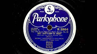 1943 BENNY GOODMAN feat. PEGGY LEE - Why Don't You Do Right PARLOPHONE 10\\