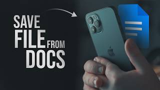How to Save a File from Google Docs to iPhone (tutorial)