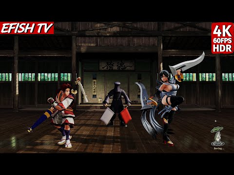Hisame Shizumaru vs Iroha (Hardest AI) - Samurai Shodown