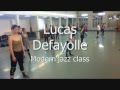 Cours de modernjazz avec lucas defayolle