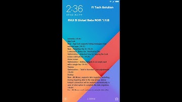 MIUI 9 Global Beta ROM 7.11.6 update