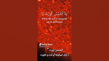 إذا الشمس كورة #سورة التكوير#  حامد علي زاده #القران الكريم#راحه_نفسيه# دون مؤثرات صوتية