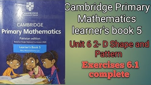 Cambridge Primary Mathematics learner