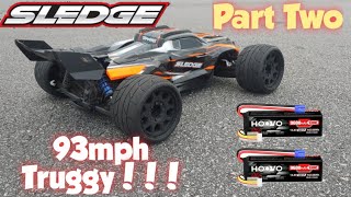 8s Powered Traxxas Sledge - Part Two
