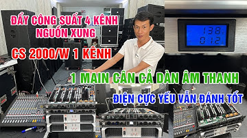 HÀNG VIP | Đẩy Công Suất 4 Kênh Nguồn Xung RUBY R420 Mới nhất 2023 | Điện Máy RUBY