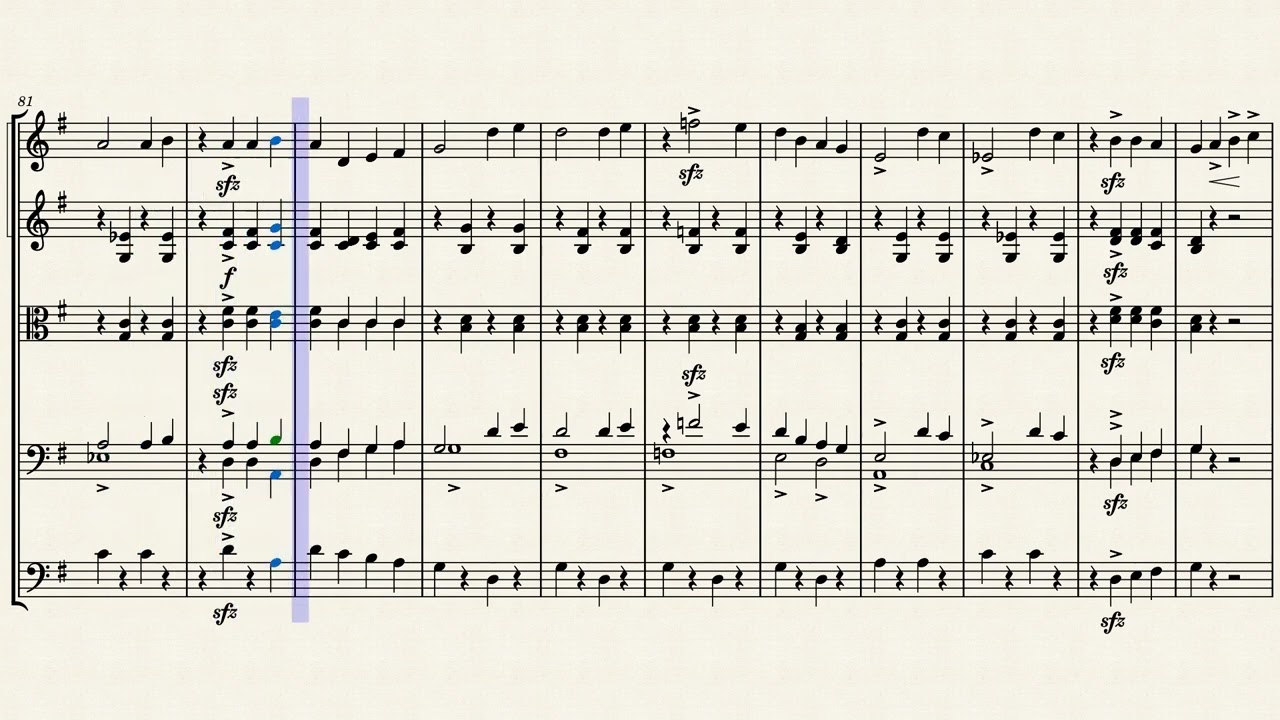 Plink, plank, plunk. musescore 3.6