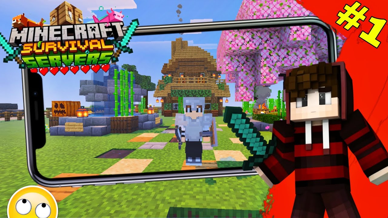 Minecraft PE Survival Series Ep 1 🔥| Made Op Survival Base 🔥 - YouTube