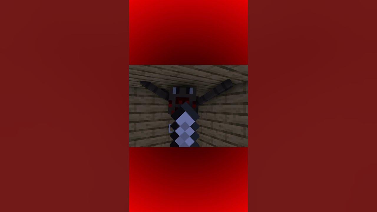 When a Spider gets inside your Minecraft house (Animated #shorts)