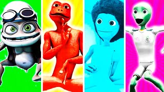 COLOR DANCE CHALLENGE PATILA VS CRAZY FROG VS DAME TU COSITA VS ME KEMASTE VS ALIEN GREEN