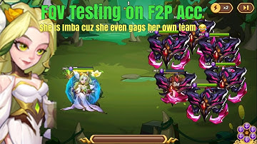 IdleHeroes: Testing with Fairy Queen Vesa • FQV In PVP and Aspen
