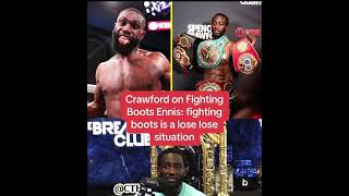 Crawford Feels Boots Is Not On His Level #boxingnews #boxing #crawford