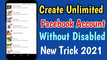 Make Unlimited Facebook Account Without Disabled 2021 | How to create unlimited facebook accounts|