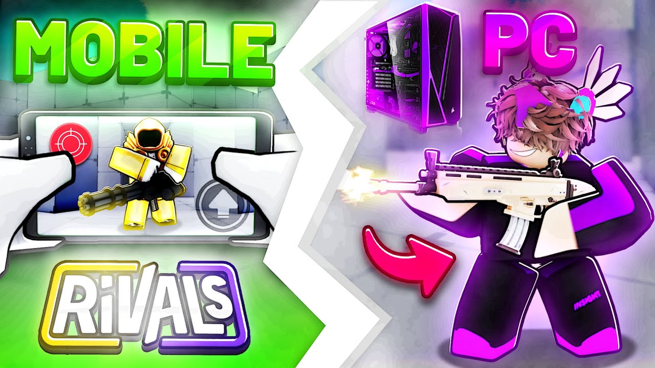 Roblox Rivals Computer Mobile VS PC Players In Roblox Rivals.. - YouTube