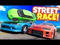 Racing a SUPRA in an Illegal Street Race! (BeamNG Drive Mods)