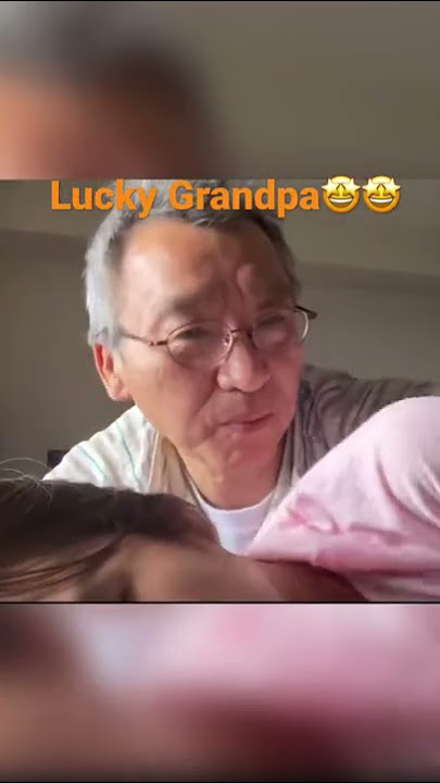 lucky grandpa with 18