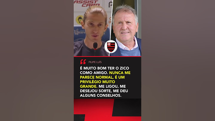 Filipe Luís revelou ligação de Zico e exaltou ídolos do Flamengo! 🔴⚫ #shorts