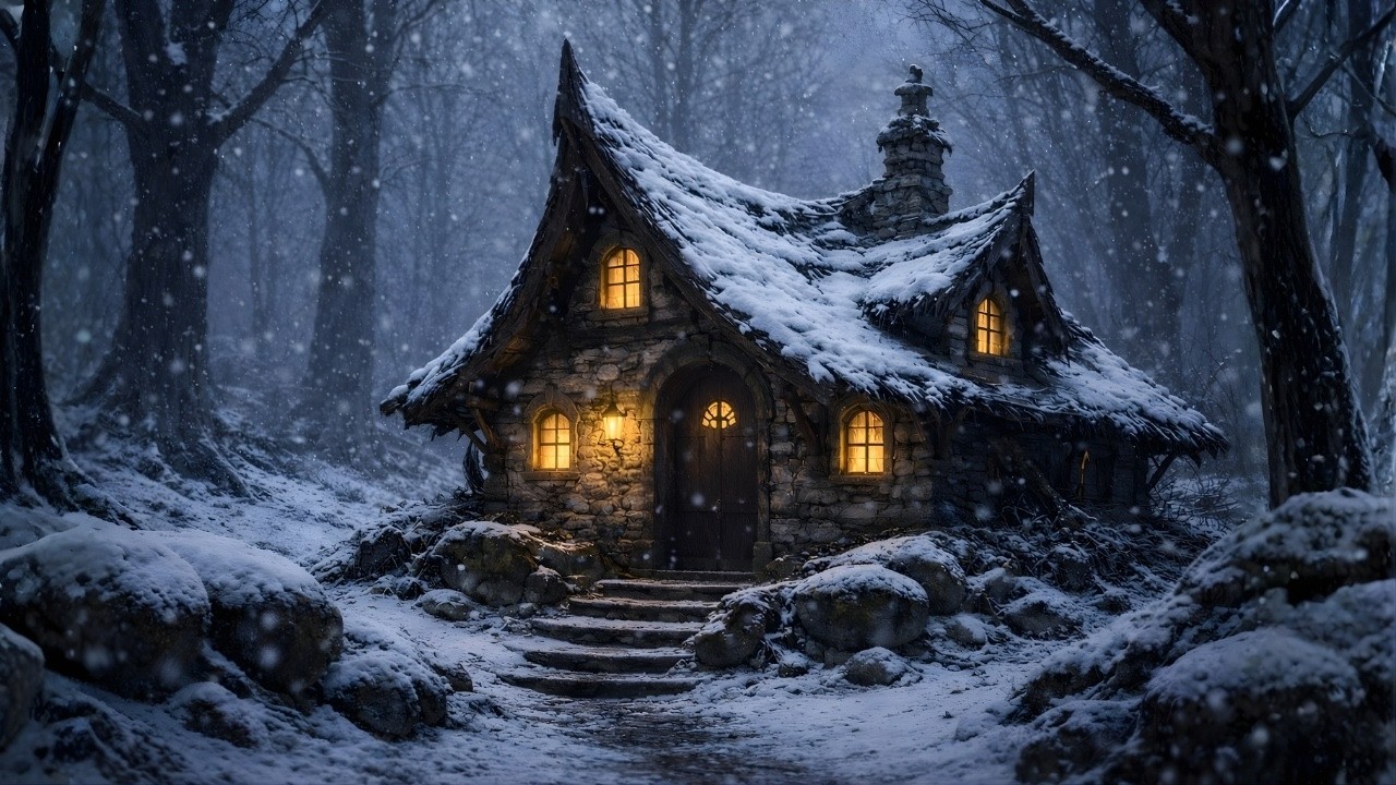The Hearth Cottage | Medieval Celtic Ambience of Winter for Calm & Deep Rest